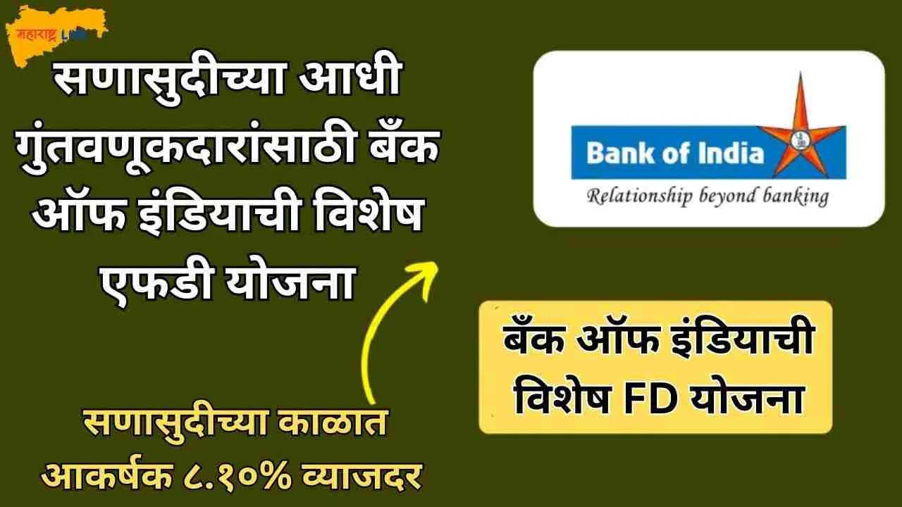 Bank Of India FD